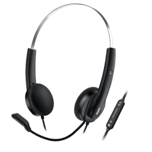 Diadema Genius HS-220U Con Audifono USB Negro